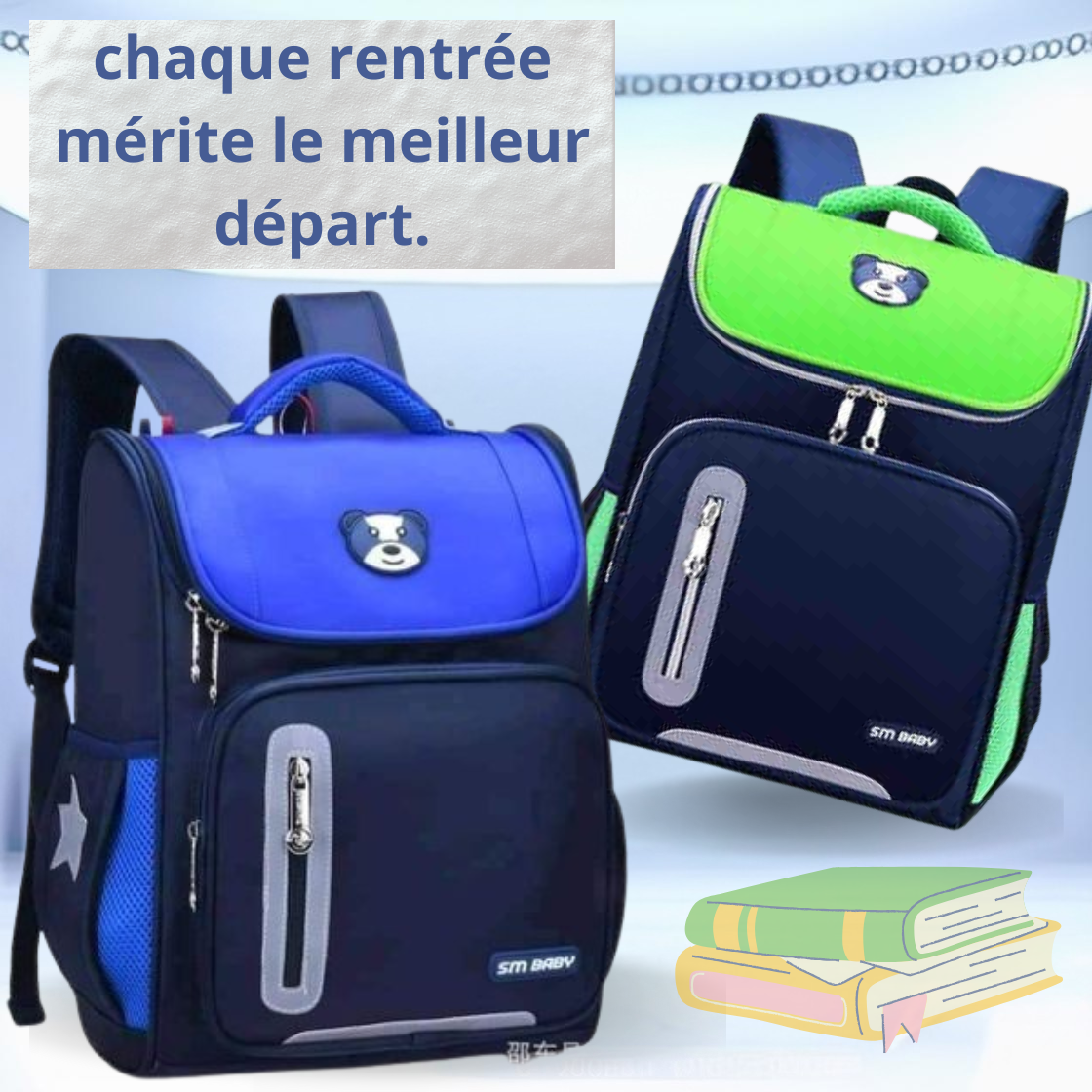Le cartable qui suit vos enfants toute l’année !